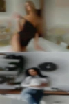 Girls good shape woman runs